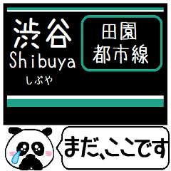 田園都市線 駅名 今まだこの駅です！