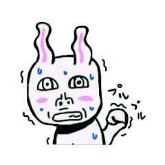 ムカつく！？うさぎちゃんスタンプ！