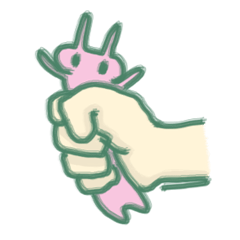 胴長兎と青虫くん