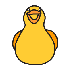 微妙に上からアヒル