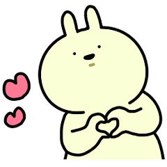 うさぎの日常スタンプR