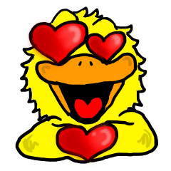 恋をしている鳥たち。