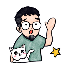 マキハラスタンプ02 〜SMILE DOG〜