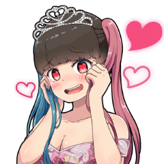 ゆりにゃのスタンプ