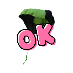 パラシュートスタンプ