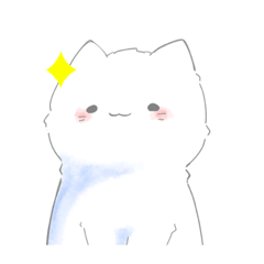 無気力でかわいい白猫さん