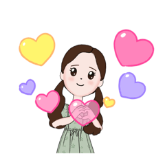 かわいい❣️JKのアバタースタンプ