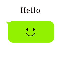 ふきだし君　と　英語　English