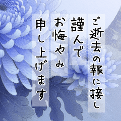 菊の花/葬式/ご冥福をお祈りいたします6
