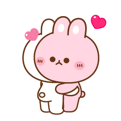 KONI & EBI Love couple rabbit 3-TH