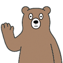 やる気のないヒグマ2【言葉なし】