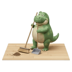 chubby gator (no text)