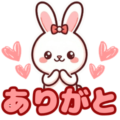 もこりんのゆるかわうさぎスタンプ2