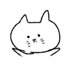 ふわふわねこスタンプ