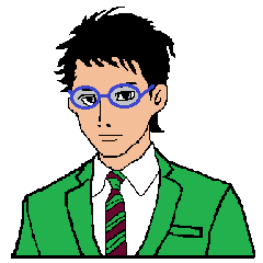 働く男性シリーズ：グラス グリーン