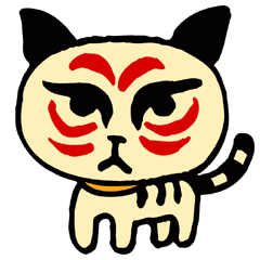 くまどりネコ　カブちゃん