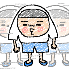 クレヨン風小学生あるある？！