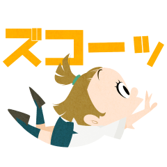 朝からカレー系女子。