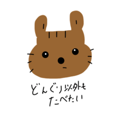 綿あめ食べてみたリスち