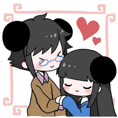 パンダちゃんとパンダくん