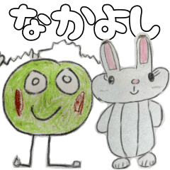 子供たちが描いたイラストスタンプ２