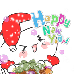 Christmas cat."Nyang Nyang"