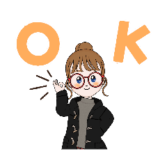 メガネ娘っち。