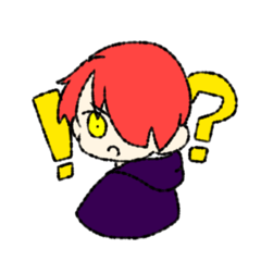 片目くんスタンプ