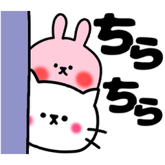 しろねこ、時々、ウサ♥