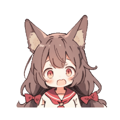 狐耳ちゃんスタンプ