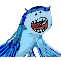 歯があるアオミノウミウシ