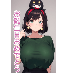 アニメヘアバンドガール2(日常用語1)