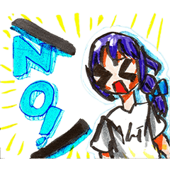 アトリエeggの児童画作品＜ゆうな・２＞