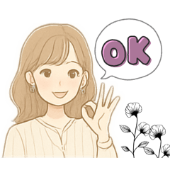 ふんわり可愛い大人の女性