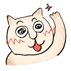 のびのびとした猫