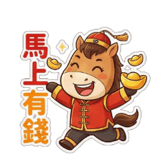 Auspicious words for the Year  Horse