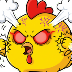 指令確認中のひよこ（ピヨピヨ）