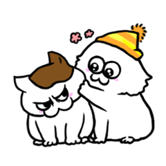 おこねこちゃんとほっこりほこちゃん