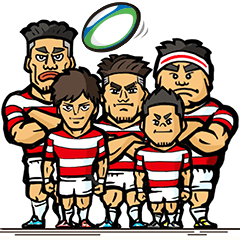 ラグビーあるあるスタンプ