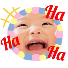 たまにカモメ眉毛の赤ちゃん