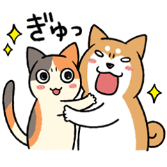 柴犬どんぐり三毛猫たんぽぽ