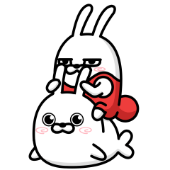 動く 擦れうさぎ～ず