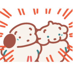 ココモとスモア(わちゃわちゃ)