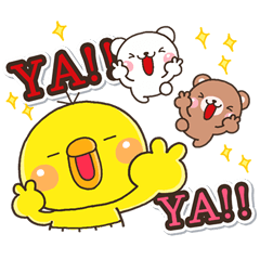 大人日常大字報♡可愛的小雞