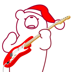 ギタリストのクマから冬のご挨拶。