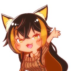 公式_猫小夜くろえ_スタンプ