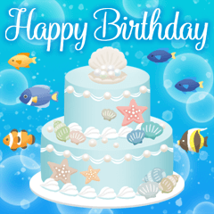 癒しの海＊大人上品なお誕生日&日常