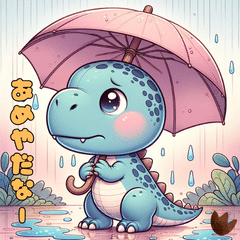 かわいいちび恐竜