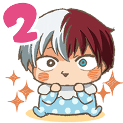 かわいい！ベビろきくん２ヒロアカ(轟焦凍)