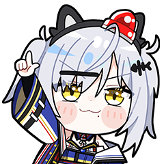 猫元パトのスタンプ